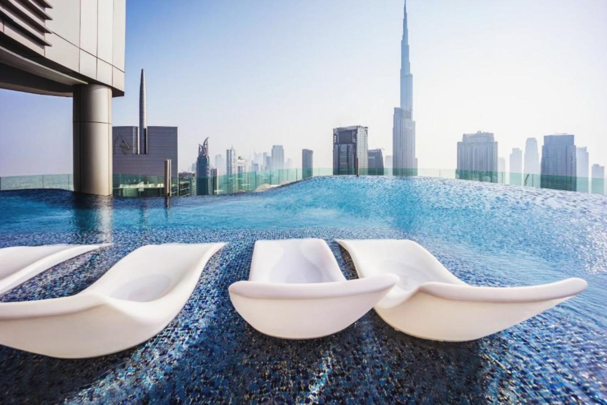 Paramount Tower Hotel And Residences With Infinity Sky Pool Дубай Екстер'єр фото